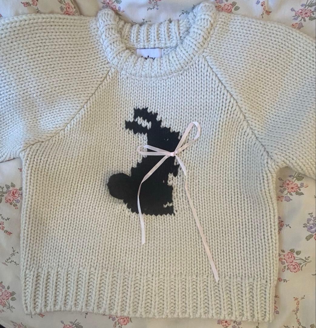 é animal knit epine セーター　ラビット