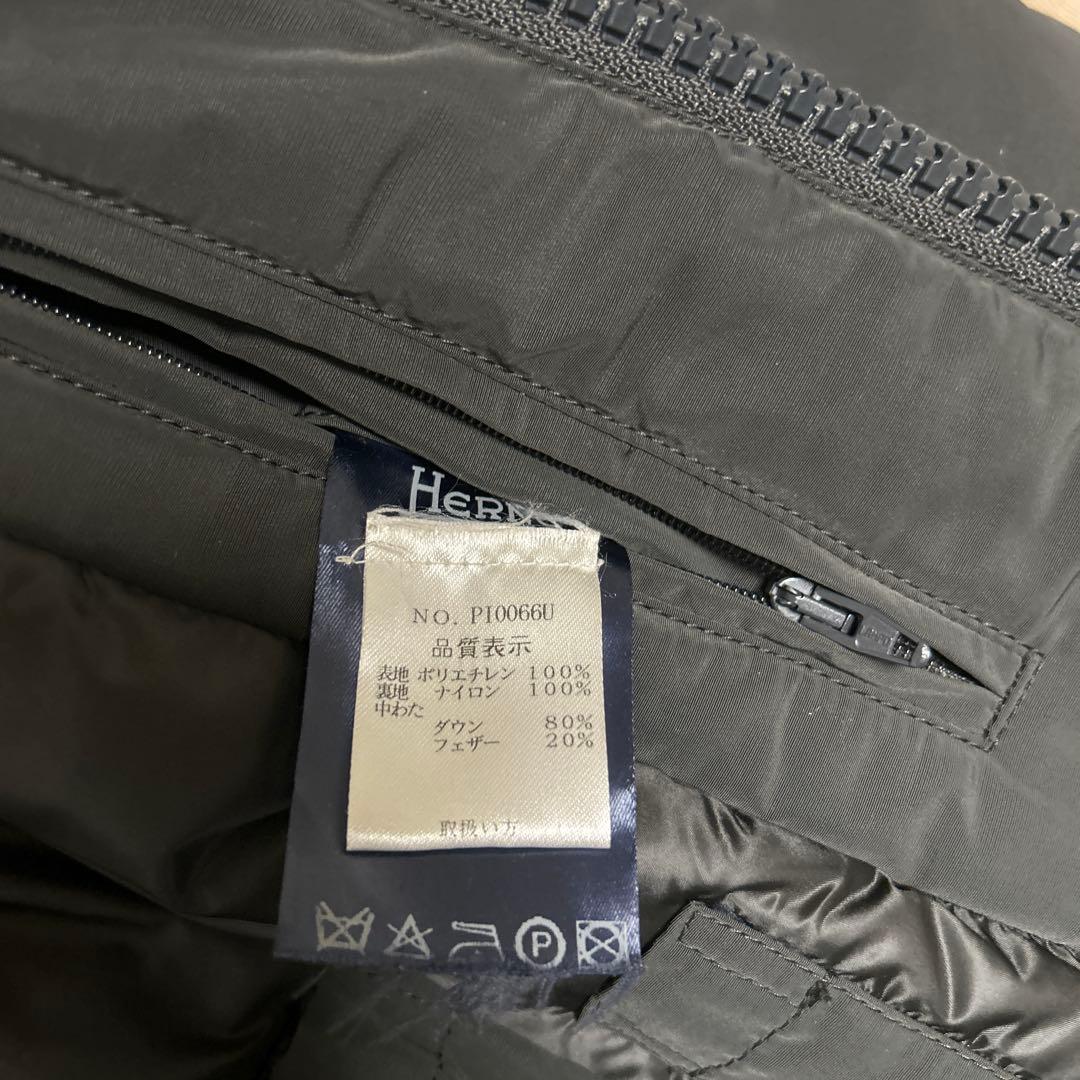 HERNO グレー ダウンジャケット サイズ46