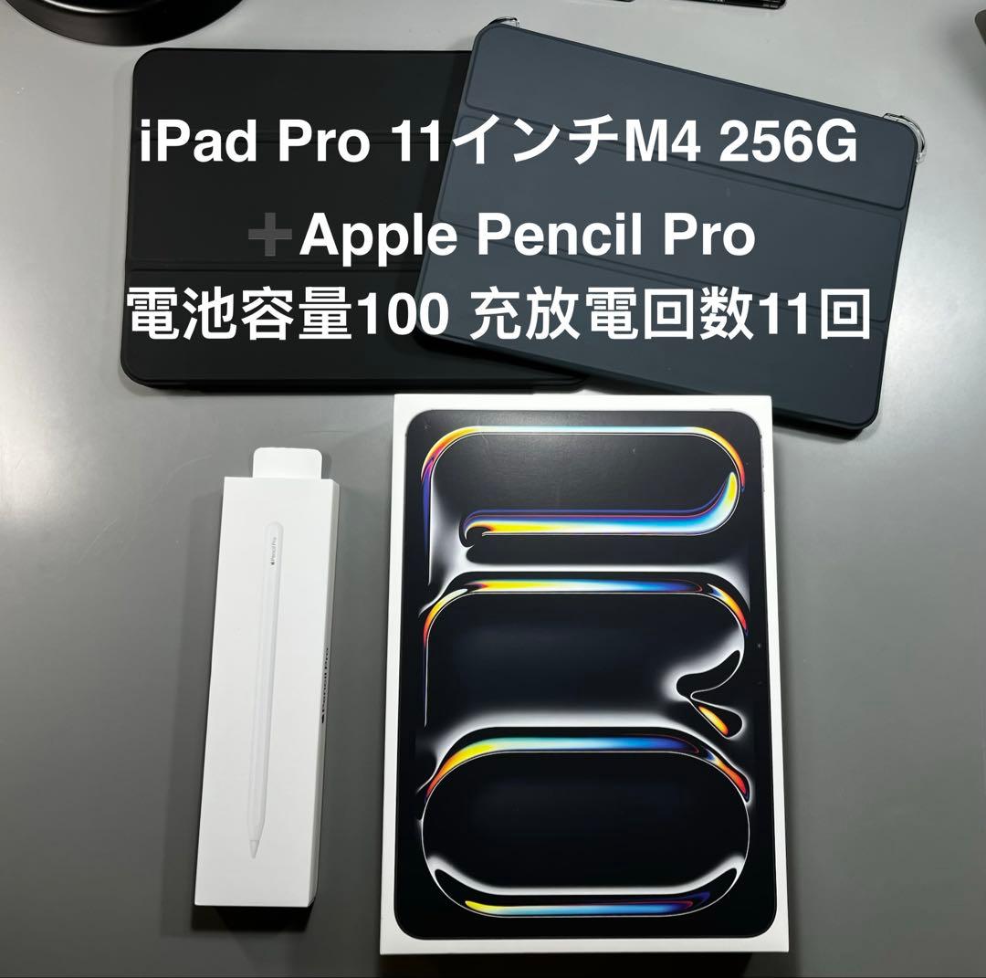 iPad Pro 11インチM4 256G ➕Apple Pencil Pro