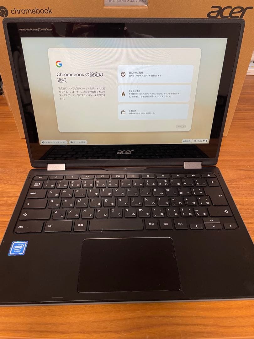 Acer Chromebook Spin 511 本体