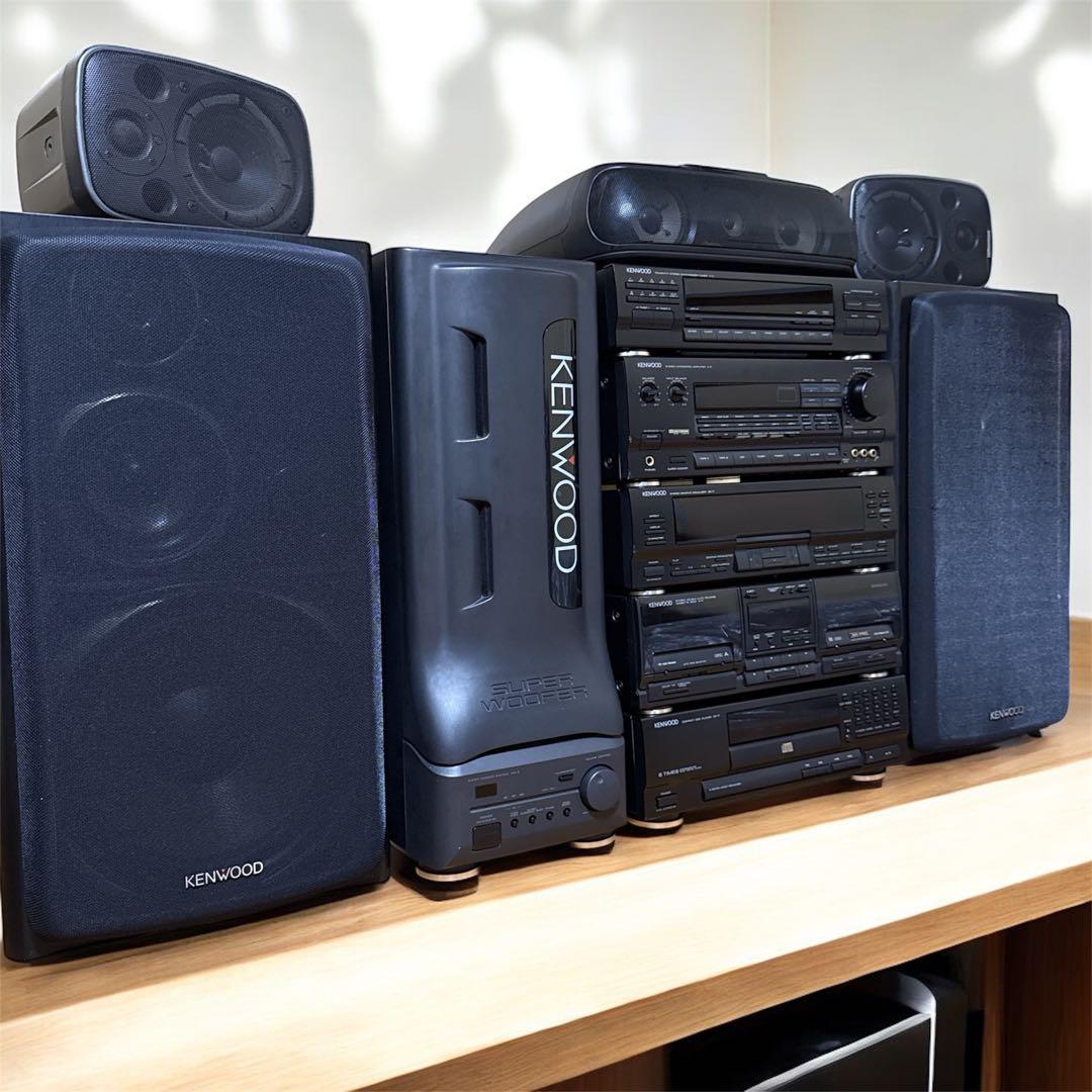 ②送料込み KENWOOD ROXY J7 システムコンポ バブルコンポ 最上位