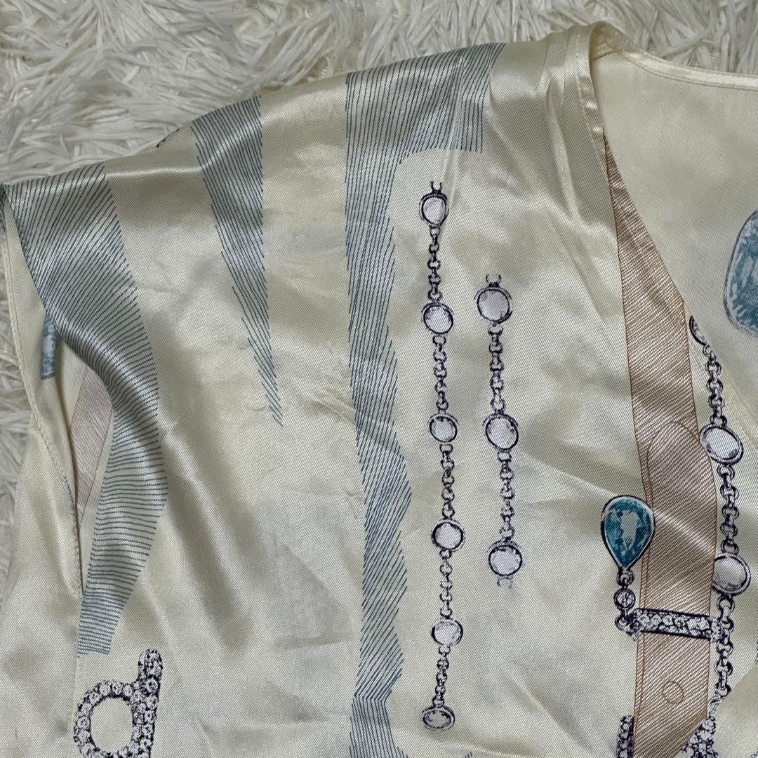 新品未使用タグ付き　エルメス　シルク100% カレ ワンピース ツイルレーヌ