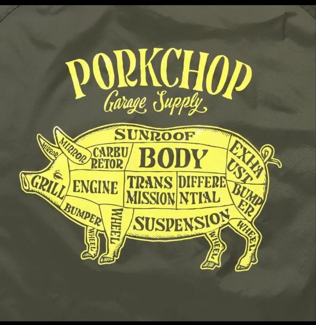 PorkChop ボアコーチジャケット オリーブ　Lサイズ