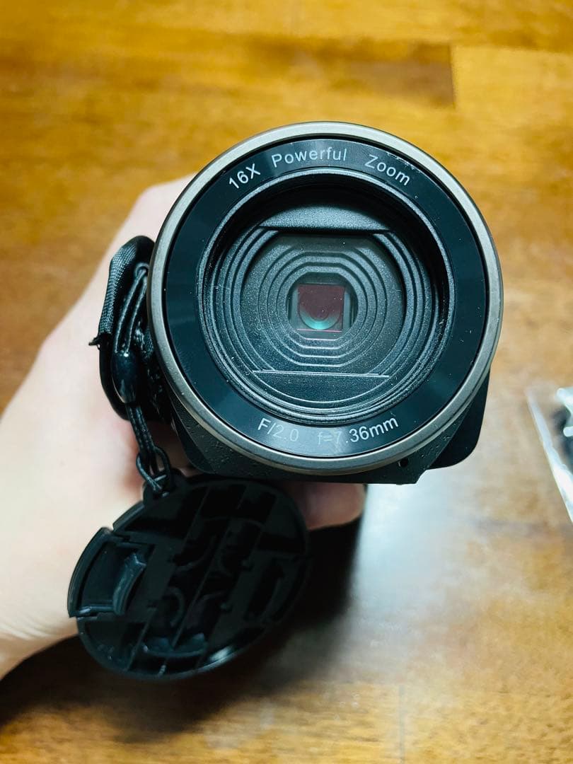 美品☆ビデオカメラ　16倍ズーム　4K撮影　一式セット