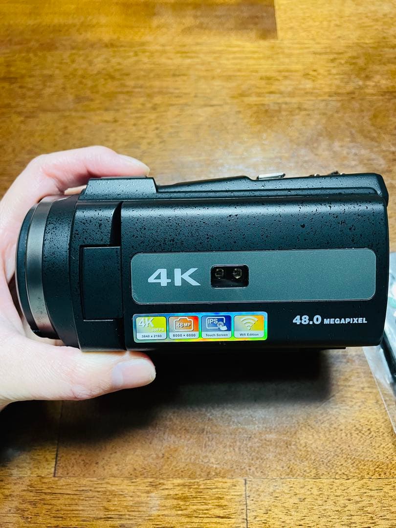 美品☆ビデオカメラ　16倍ズーム　4K撮影　一式セット