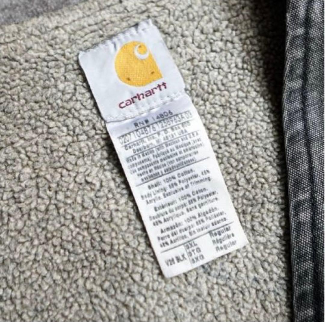 00s carhartt 裏地ボア ダック べスト