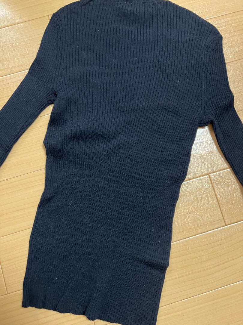 ぽんぽんENFOLD エンフォルド リブプルオーバー リブニット