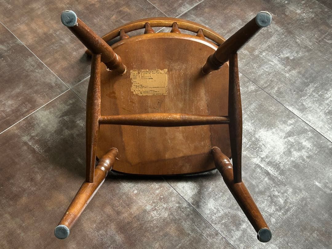 ウィンザーチェア　スポークチェア　ヴィンテージ　レトロ　クラシック　2脚　IR