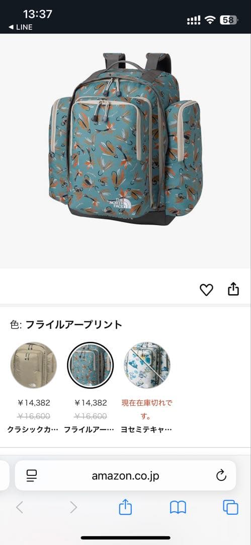 THE NORTH FACE SUNNY CAMPER 40 リュック