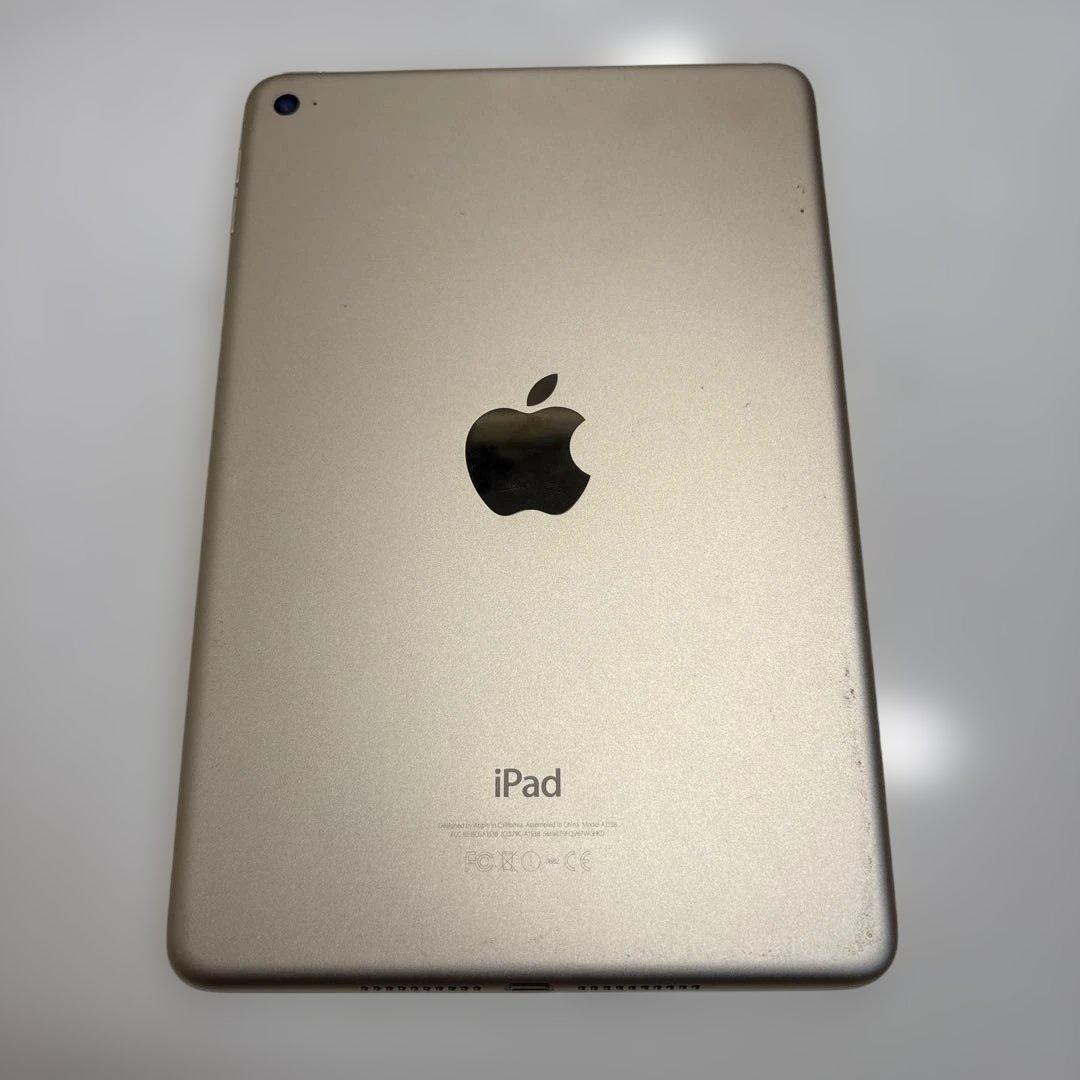 iPad mini4 ゴールド 本体　チョウピラコ