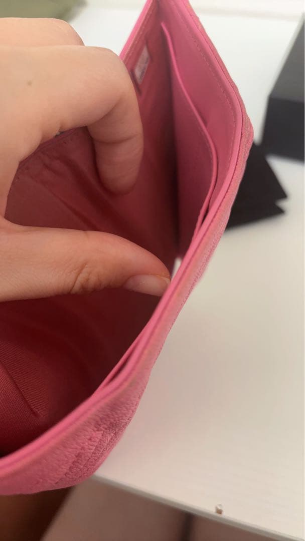 る*゜様 CHANEL 財布 ボーイフレンド ピンク ミニウォレット シャネル