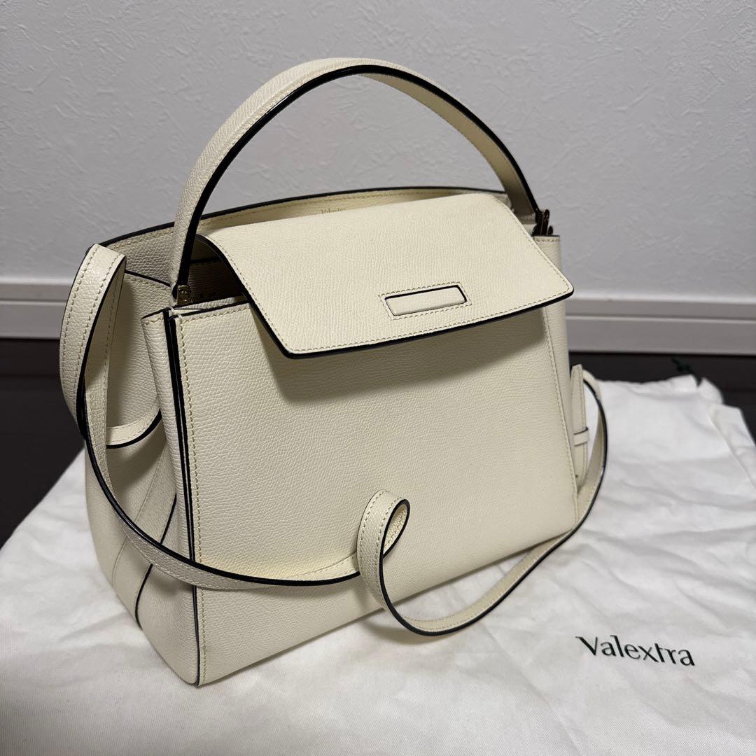 ✨【保存品】Valextraイタリア製 ハンドル＆ショルダー2WAYバッグ