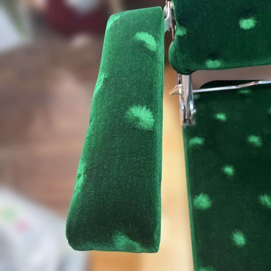 希少　昭和レトロ　座椅子 折りたたみ アーム付 リクライニング