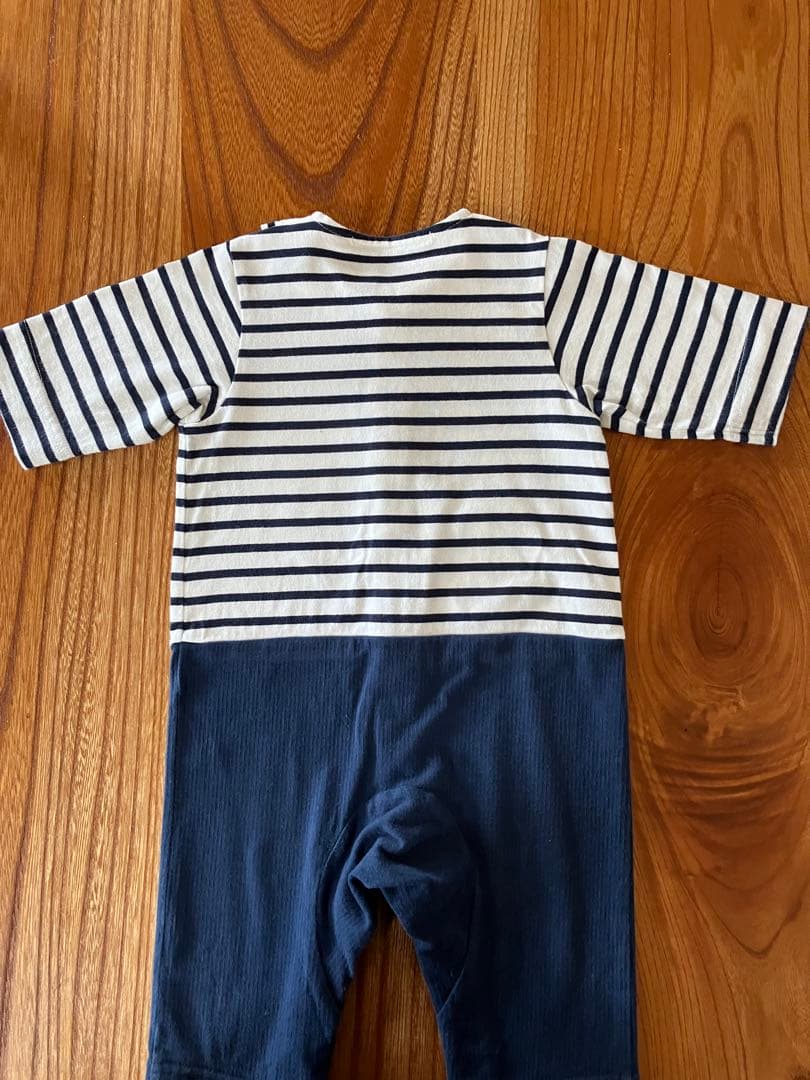 ファミリア　ロンパース80