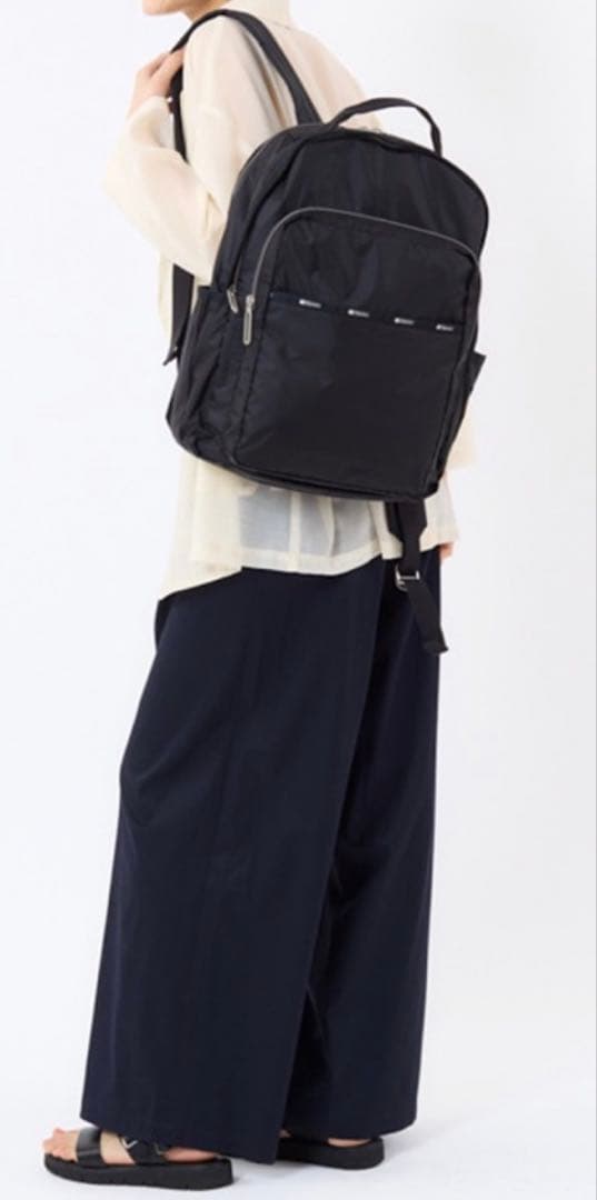 【美品】レスポートサック　ESSENTIAL CARRYALL BPブラック