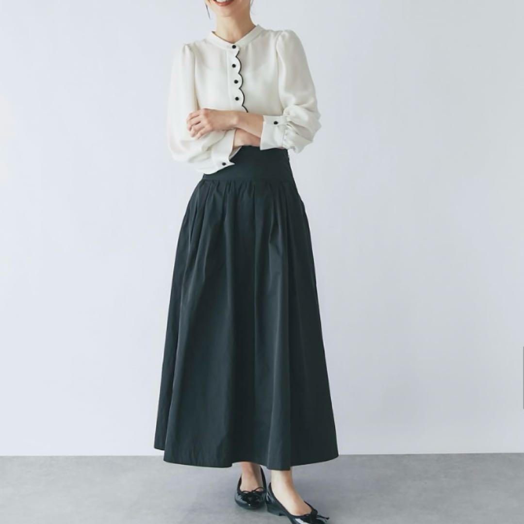 ラブティックボンボン★スカラップ刺繍ブラウス