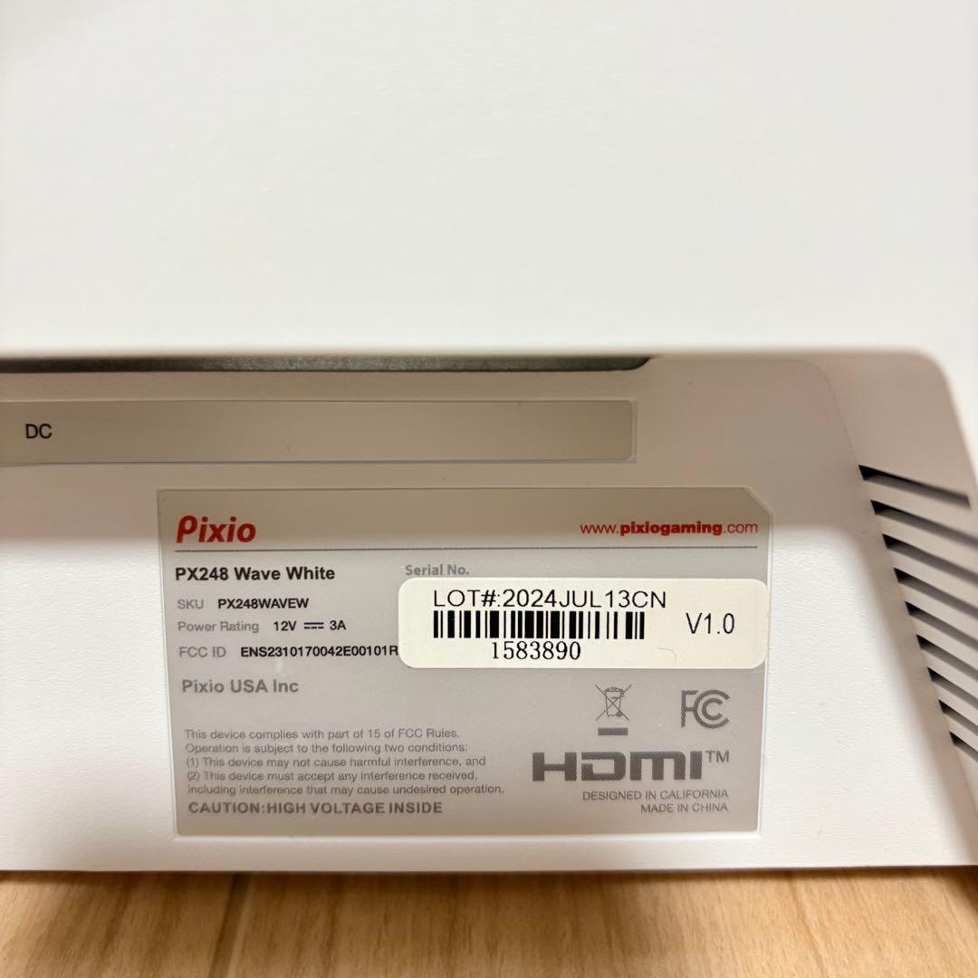 Pixio PX248 Wave White ゲーミングモニター 白