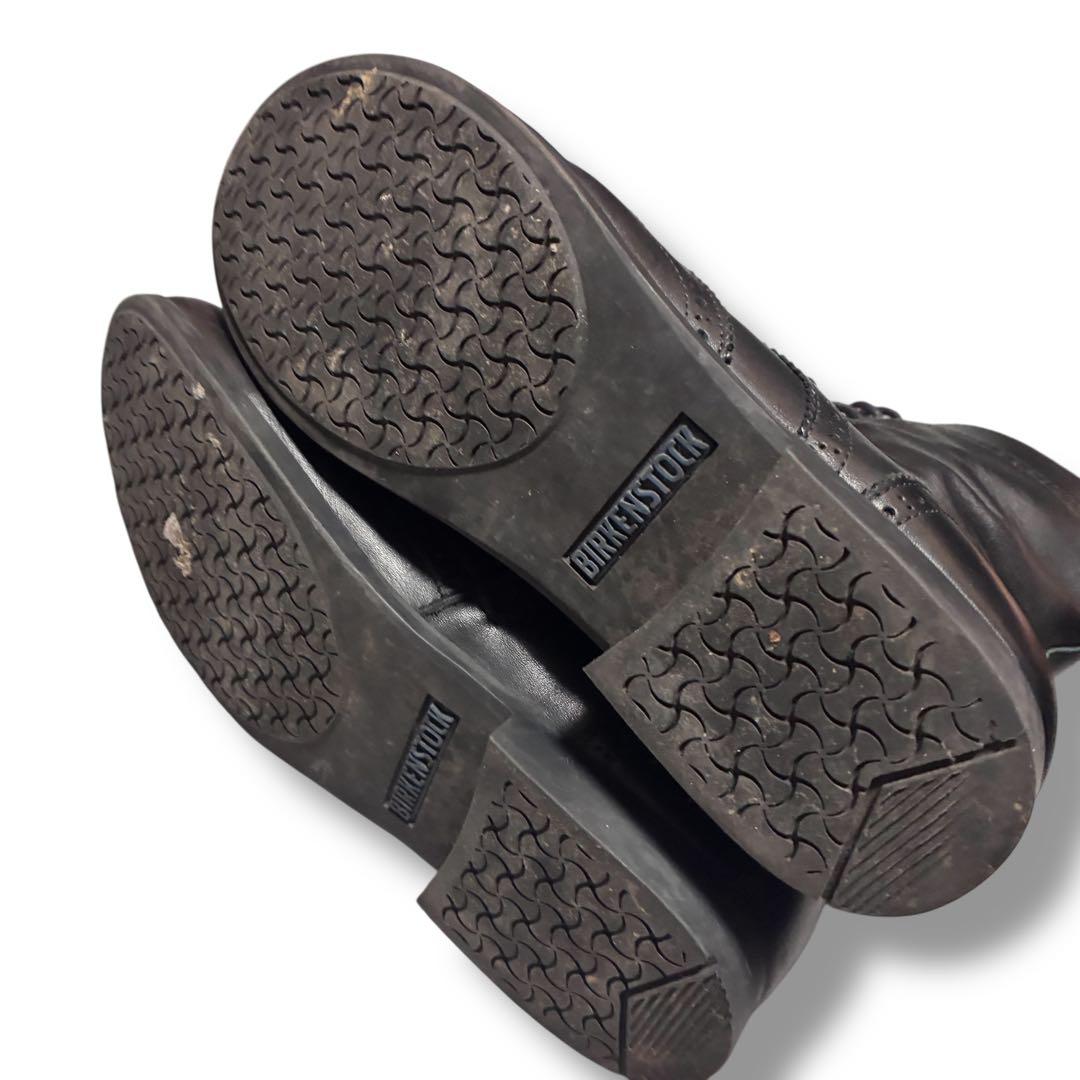 美品　ビルケンシュトック　ララミーハイ　レースアップブーツ　ブラック　25cm