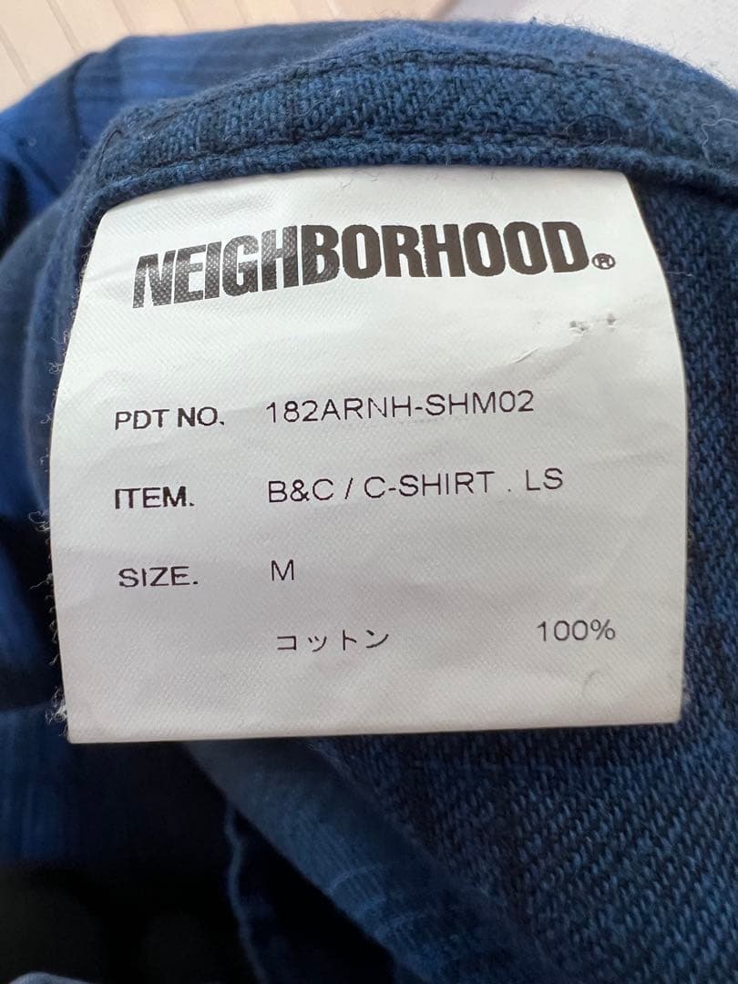 neighborhood ネイバーフッド　チェックシャツ　Mサイズ