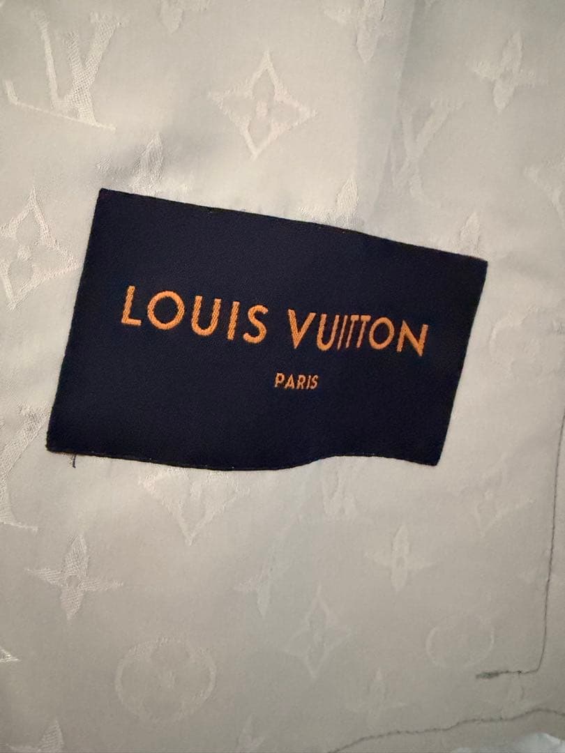 超美品　LOUIS VUITTON 雲模様 ブルーナイロンジャケット　モノグラム