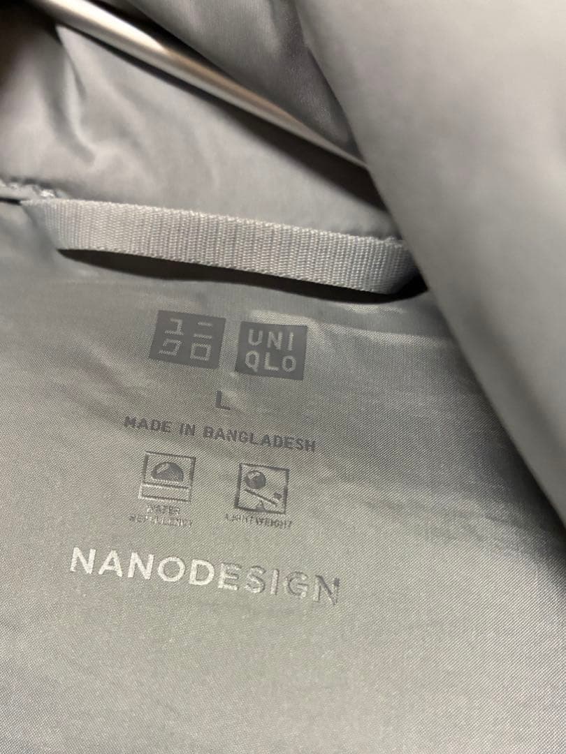 パウダーソフトダウンジャケット UNIQLO Lサイズ BLUE ブルー