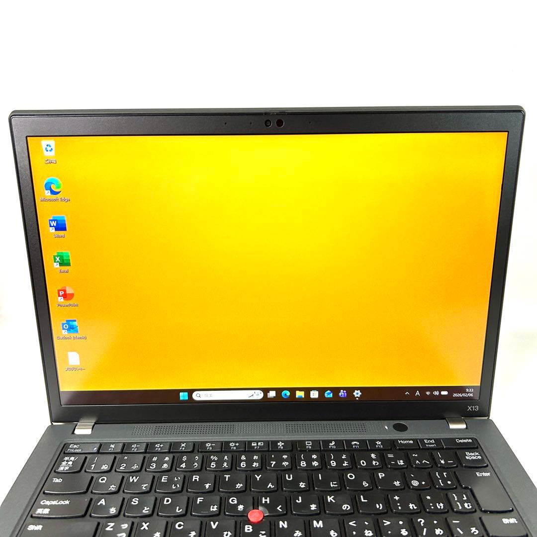 美品 Lenovo ThinkPad X13 Gen2 i5 バッテリー良好