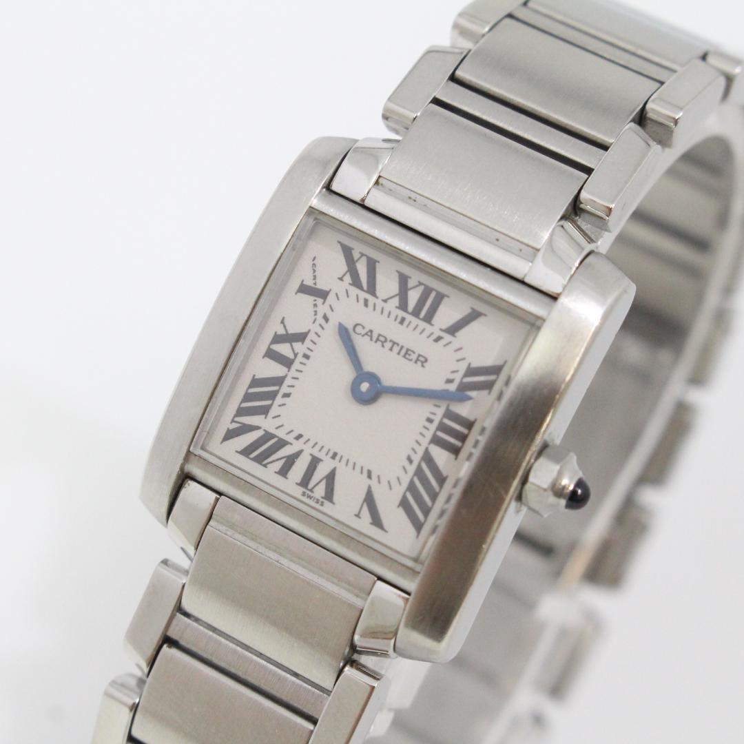 ▲鑑定済み Cartier カルティエ タンクフランセーズ SM