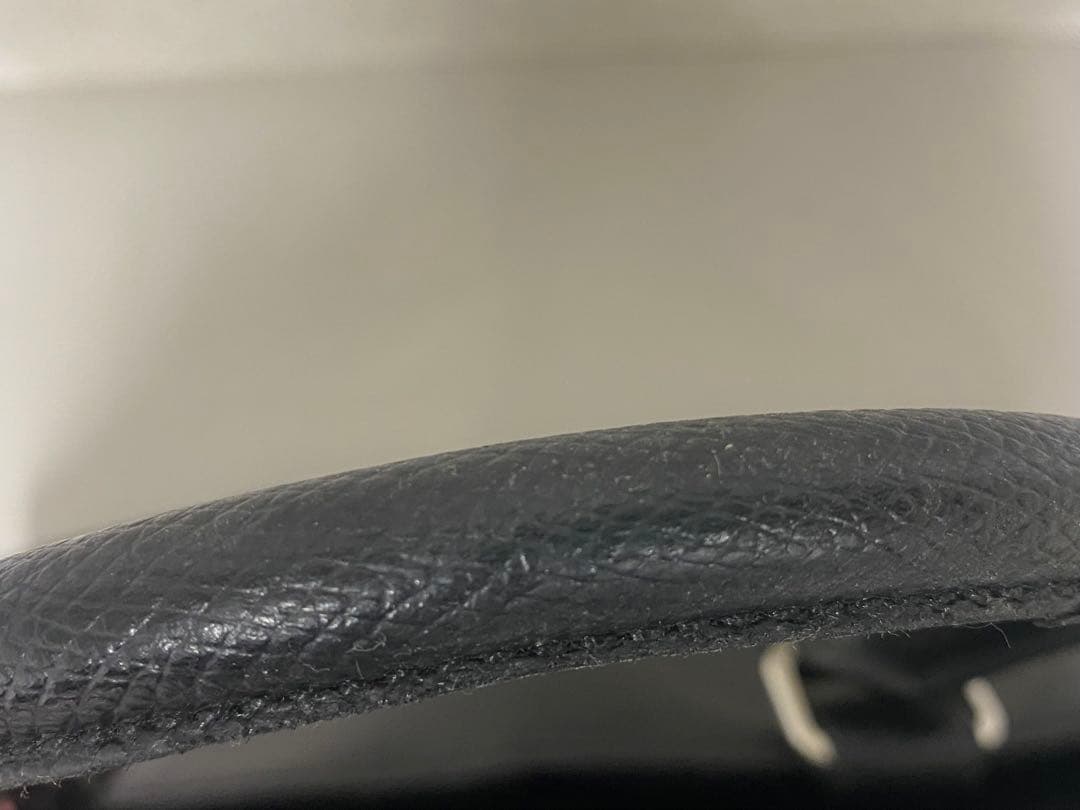 COACH コーチ ビジネスバッグ 黒 レザークロスグレーン ブリーフケース