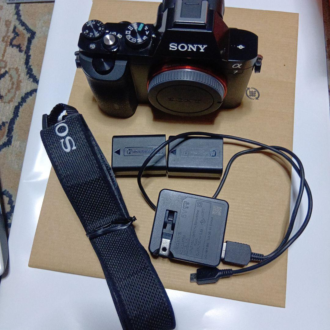 SONY α7ミラーレスカメラ本体　良品ショット数極少