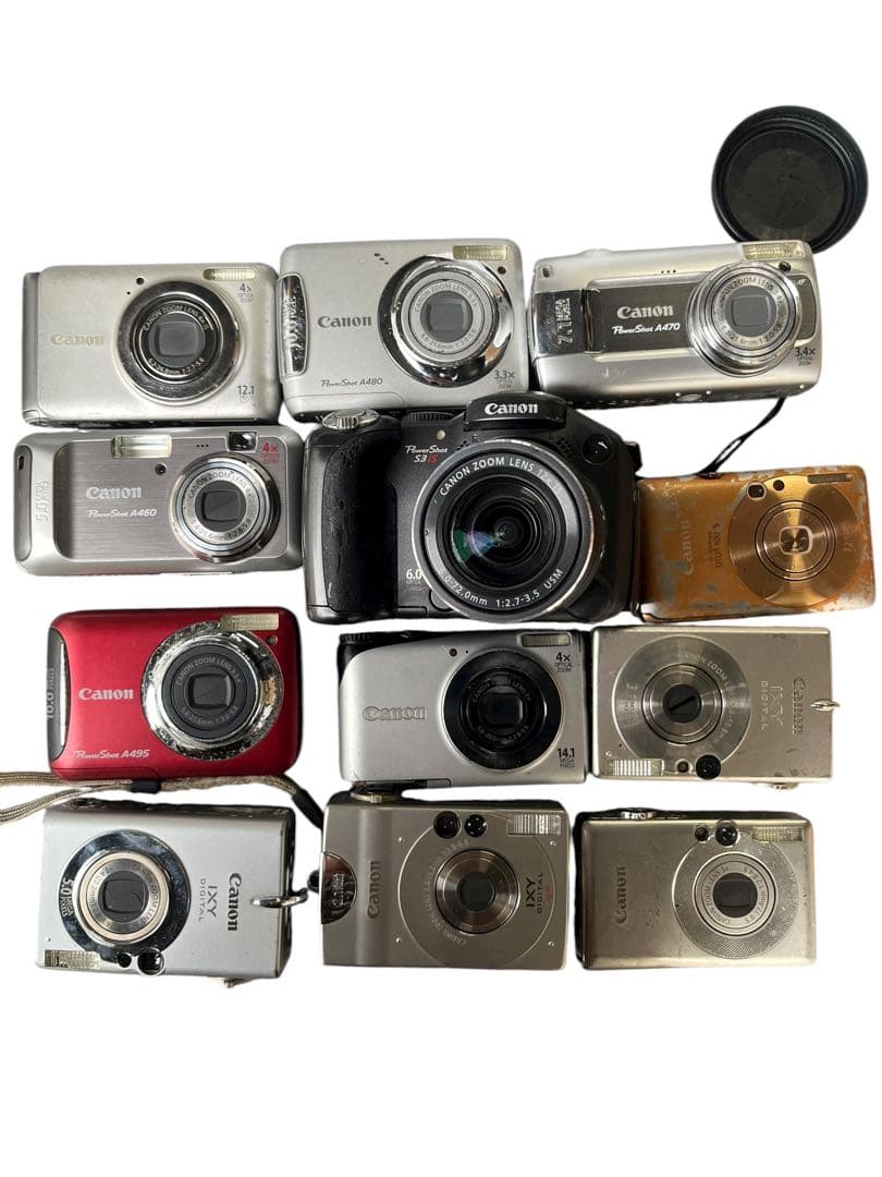 Canon コンパクトデジタルカメラ 24台セット　まとめ売り