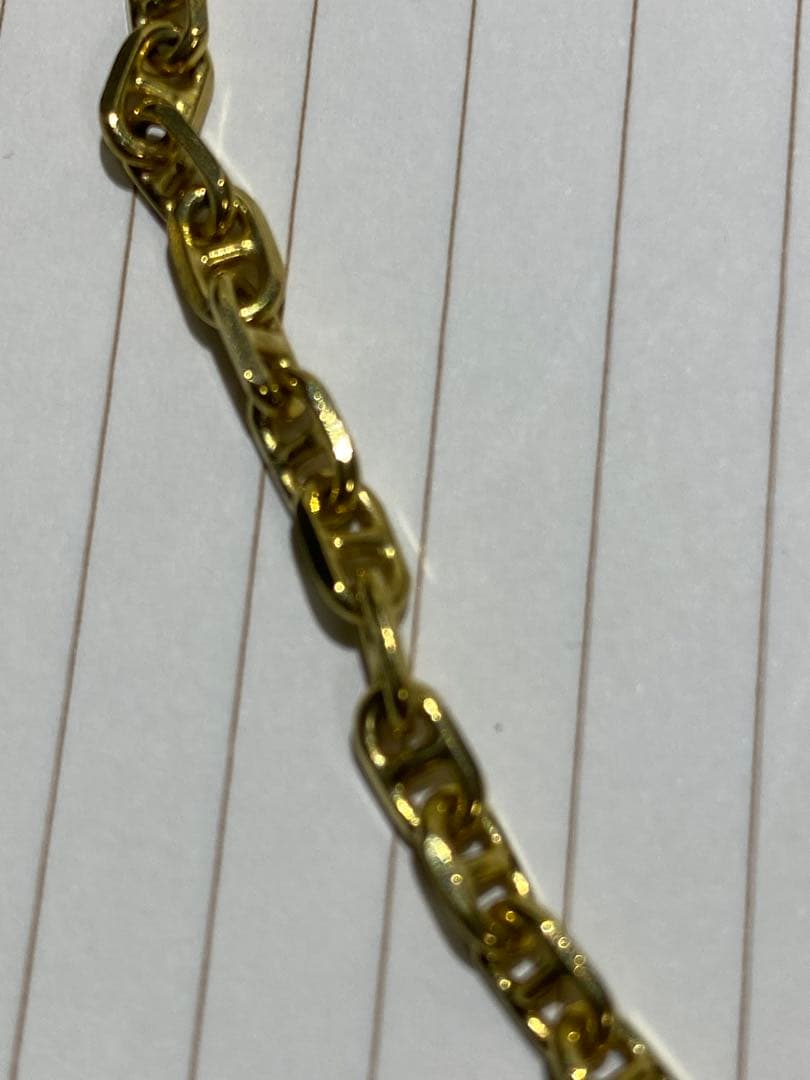 アクセサリー TOM WOOD Anker chain gold No.005