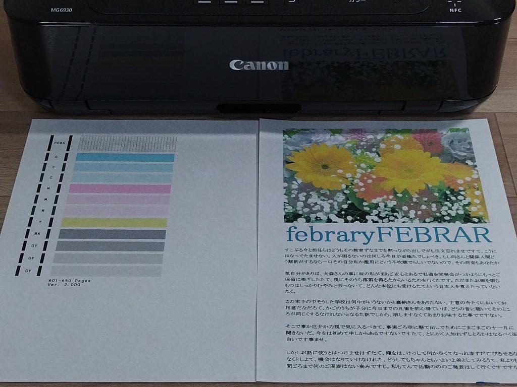 Canon MG6930　美品　印刷枚数650枚　複合機 プリンター　キャノン