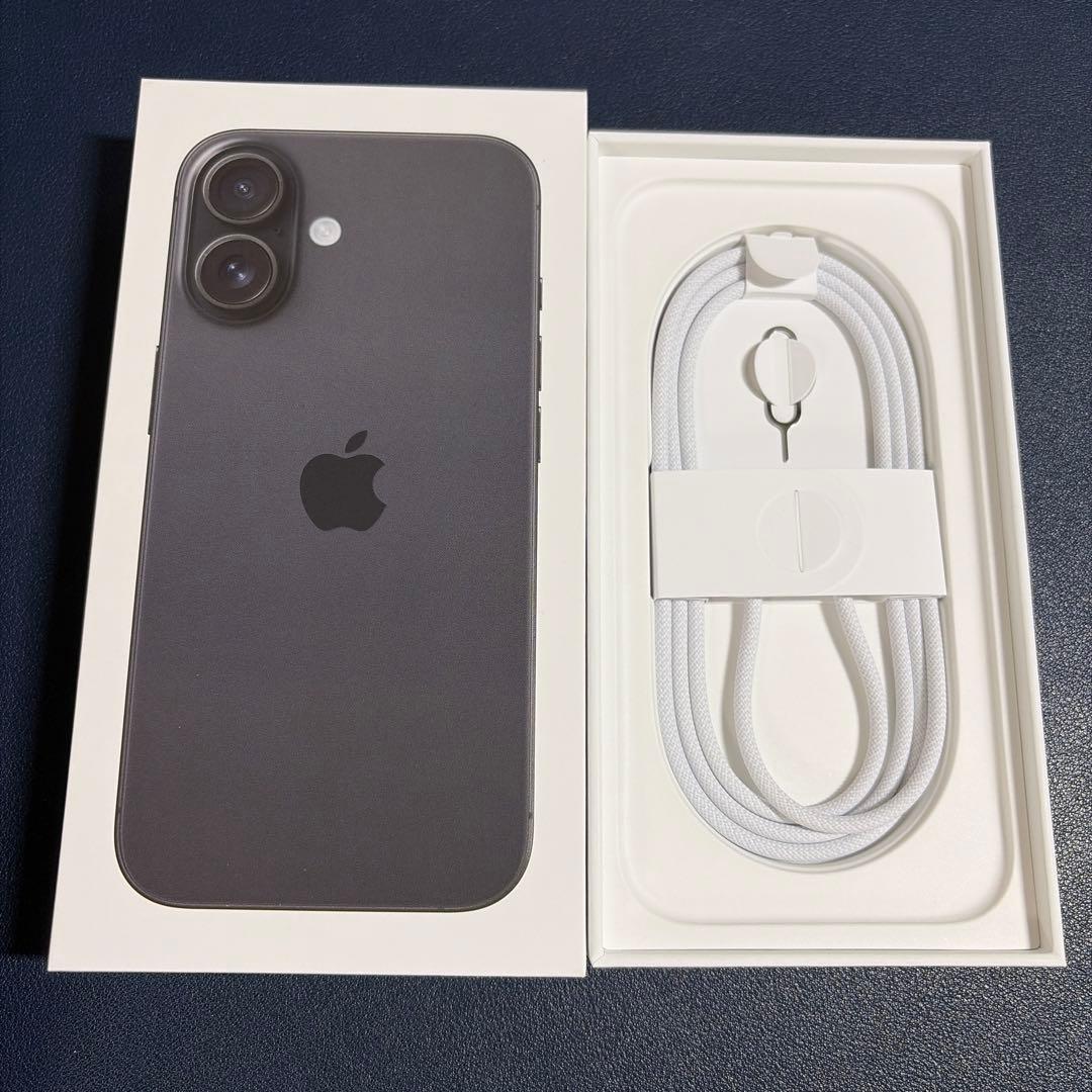 iPhone 16 ブラック 本体 128G