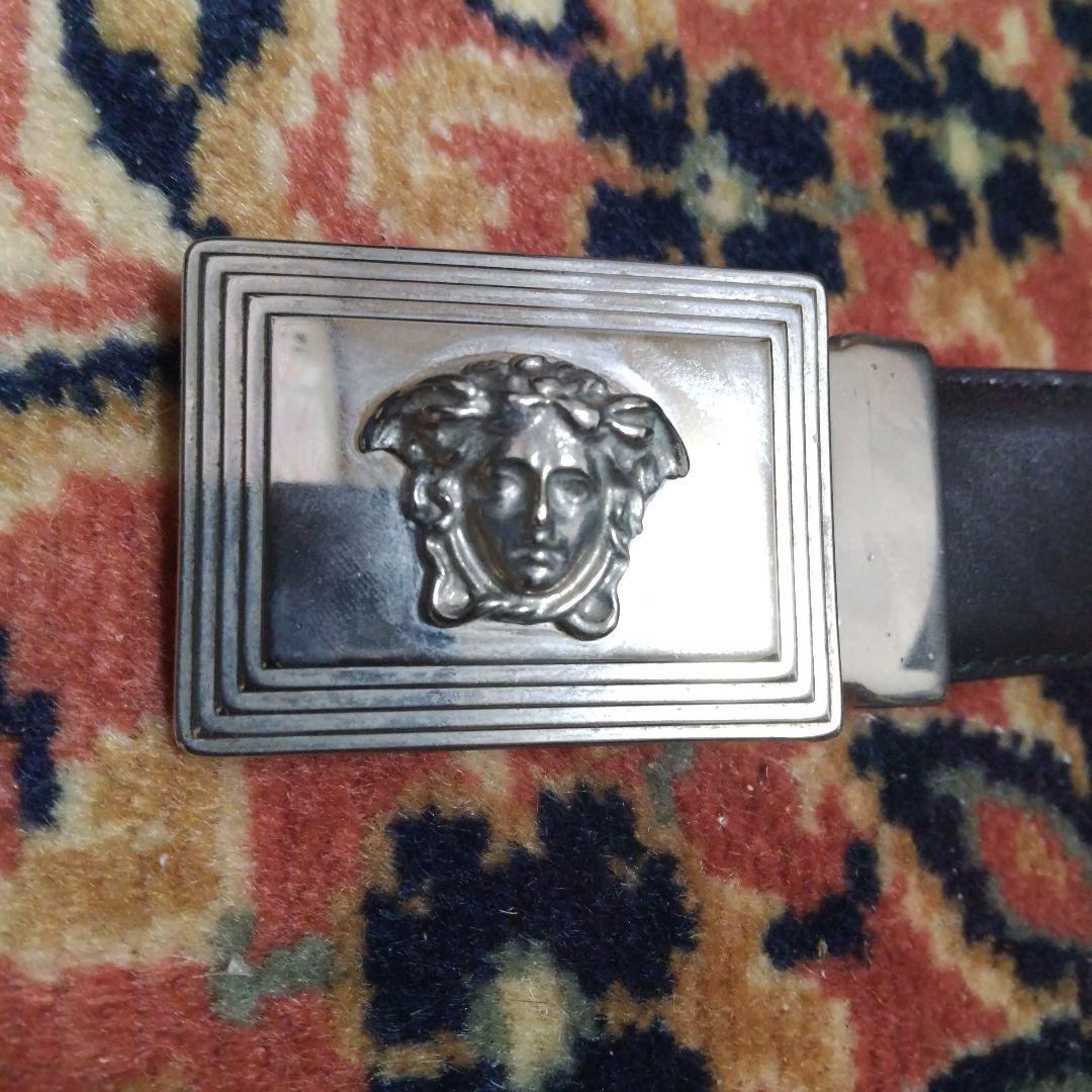 【極美品】ジャンニヴェルサーチ メデューサ ベルトブラック