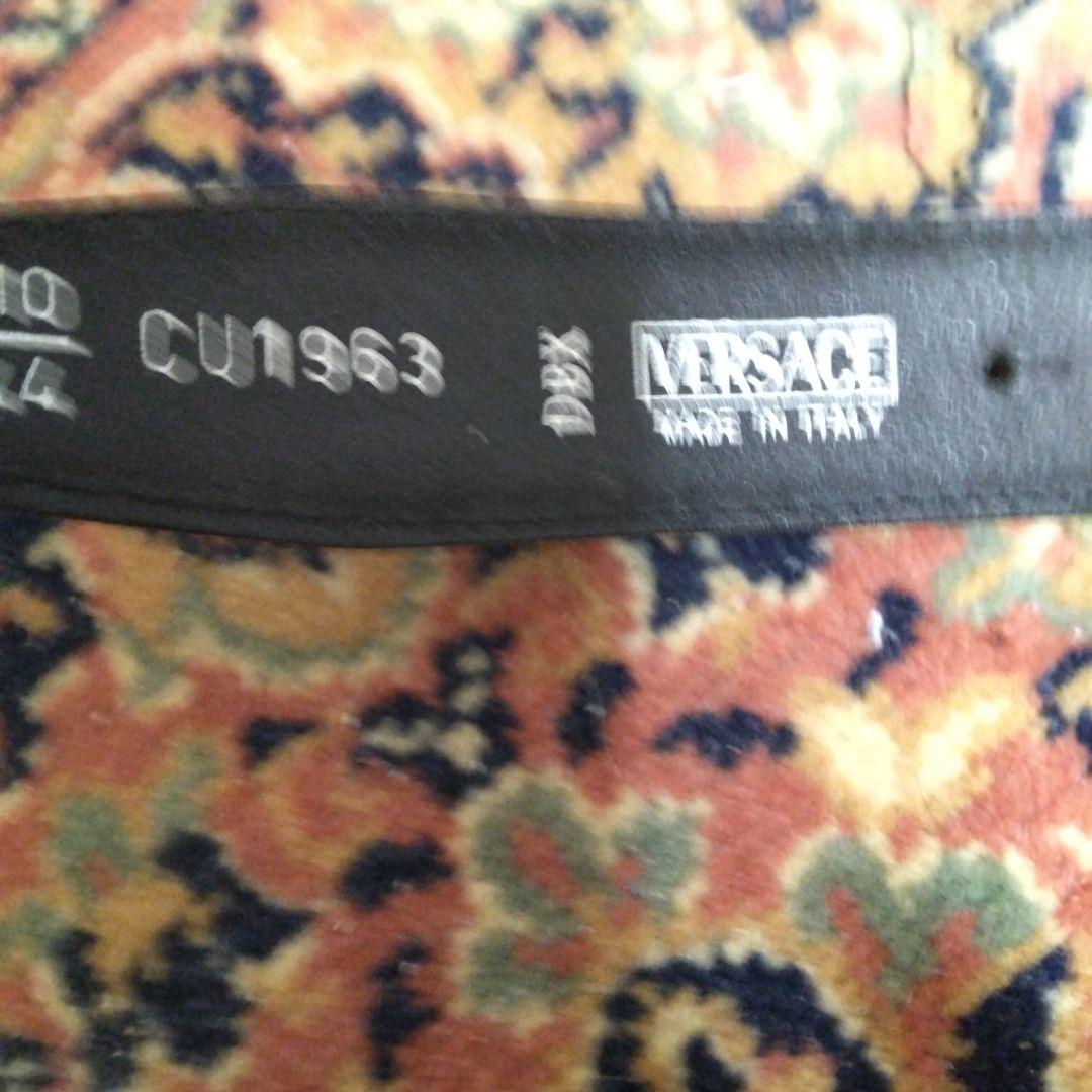 【極美品】ジャンニヴェルサーチ メデューサ ベルトブラック