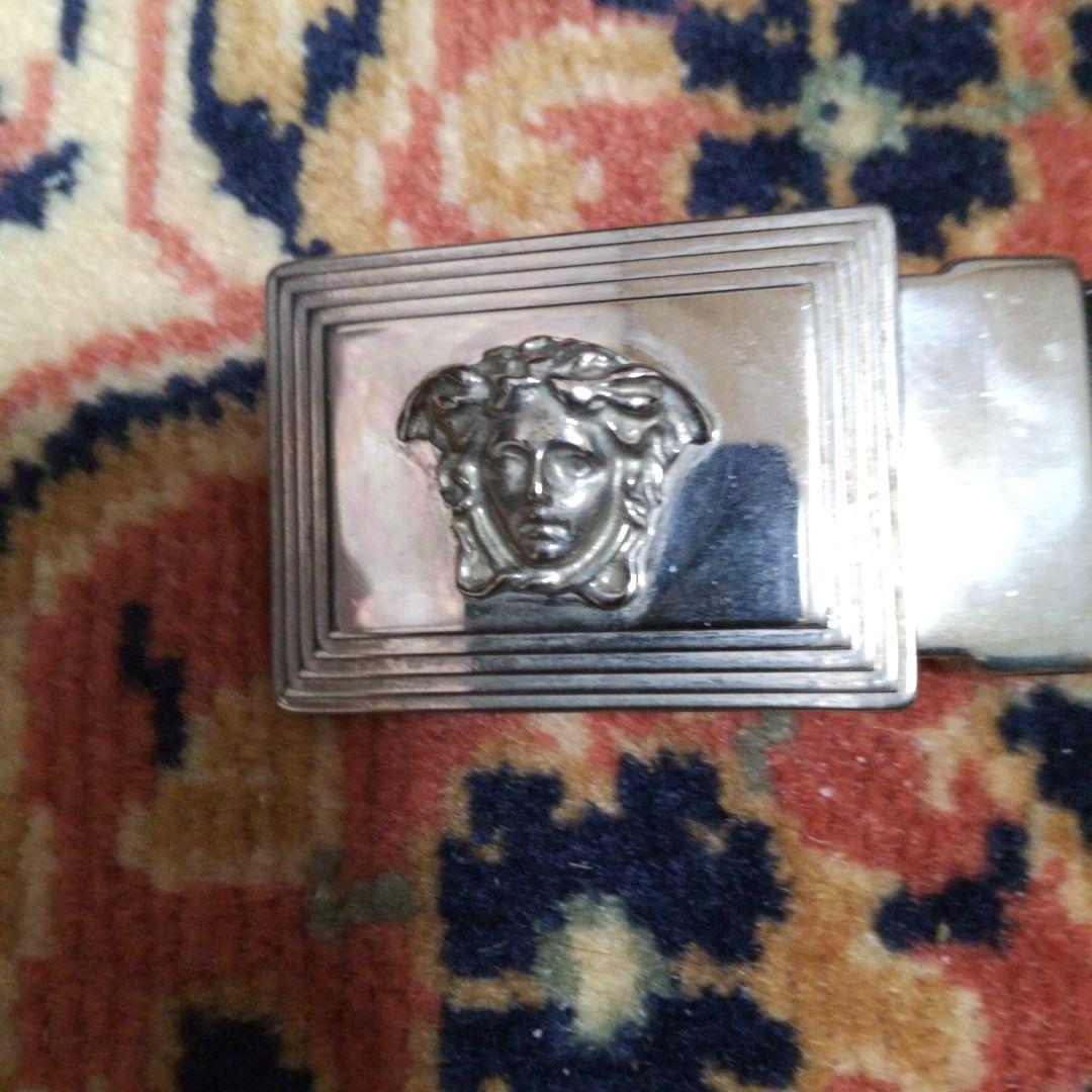 【極美品】ジャンニヴェルサーチ メデューサ ベルトブラック