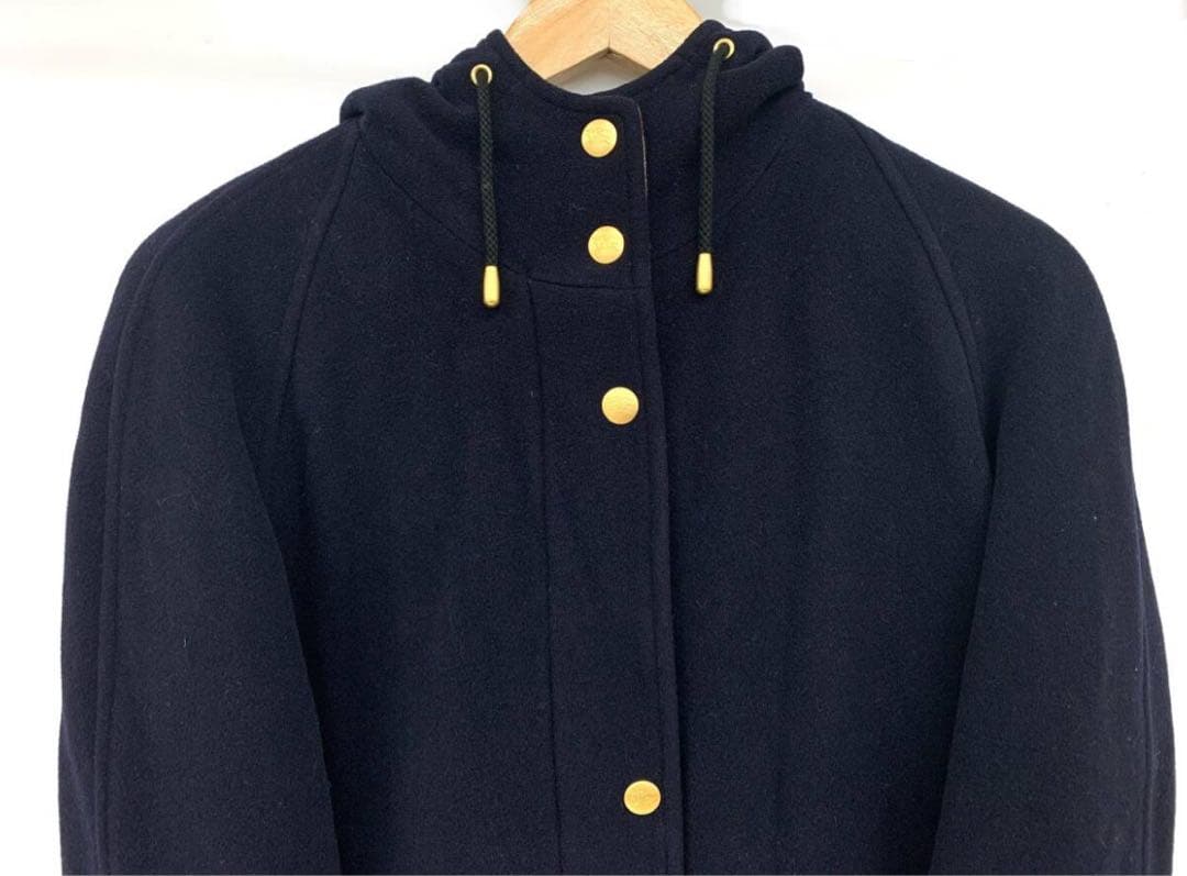 T01/078 Burberrys バーバリー フード付 ジップアップコート