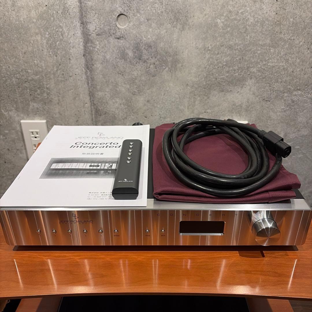 JEFF ROWLAND CONCERTO INTEGRATED 美品