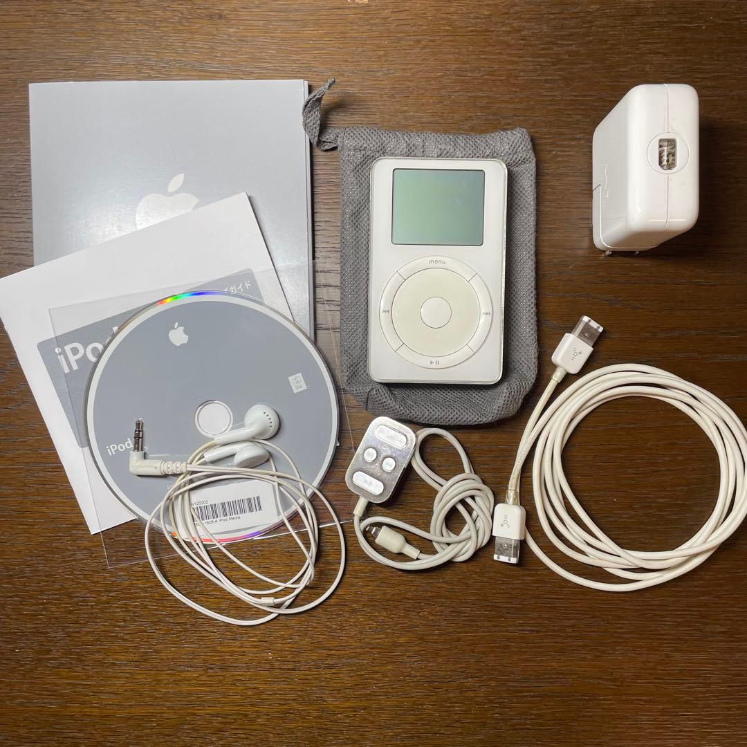 iPod 第2世代 10GB リモコン、CDROM、ユーザーズガイド付