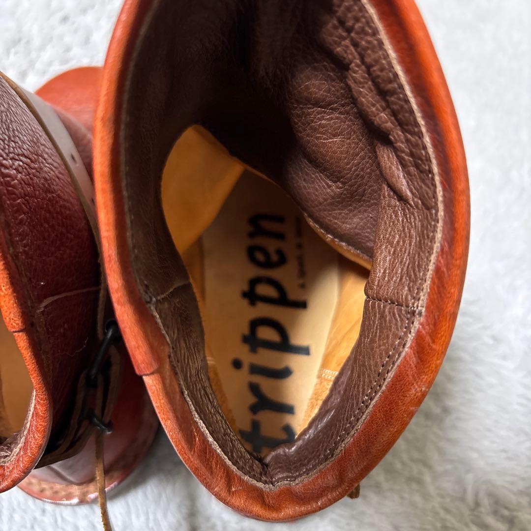 trippen トリッペン BOMB ブーツ 牛革 22.5㎝　シューキーパー付