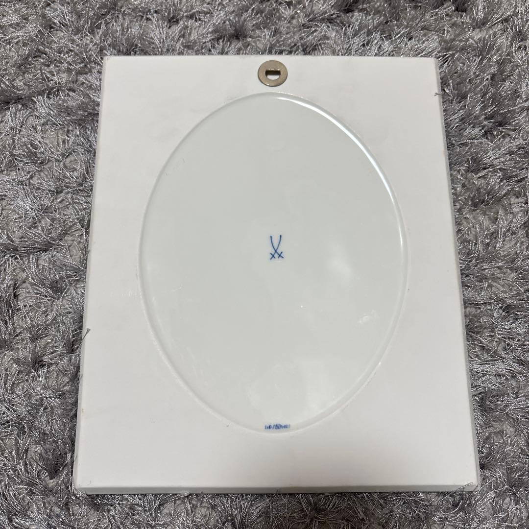 マイセン　ブルーオーキッド　陶板画