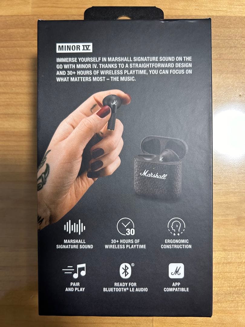 Marshall MINOR IV　ワイヤレスイヤホン
