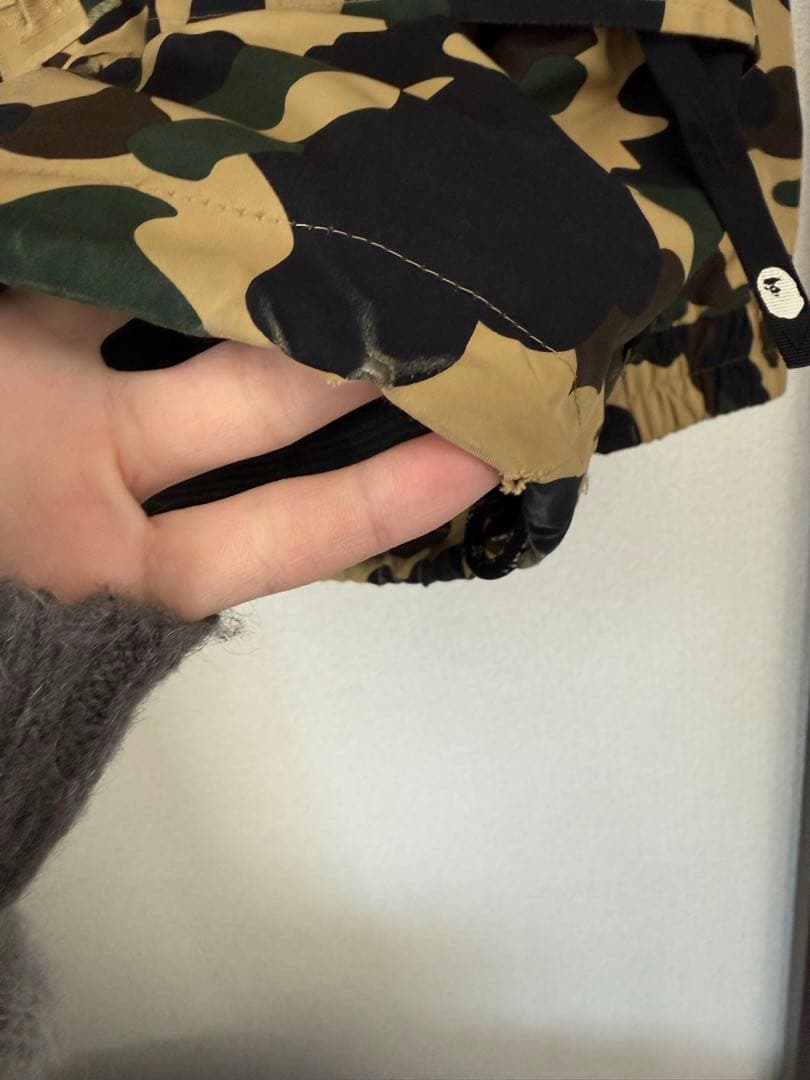 名作 APEスノボジャケットGORE-TEXイエローカモ黄迷彩