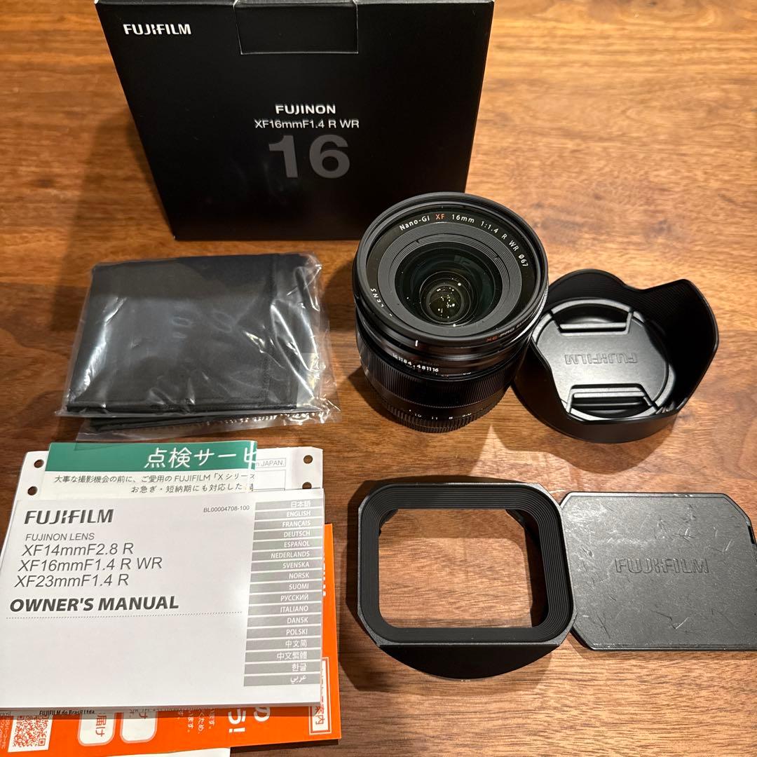 レンズ(単焦点) FUJINON XF16mmF1.4 R WR