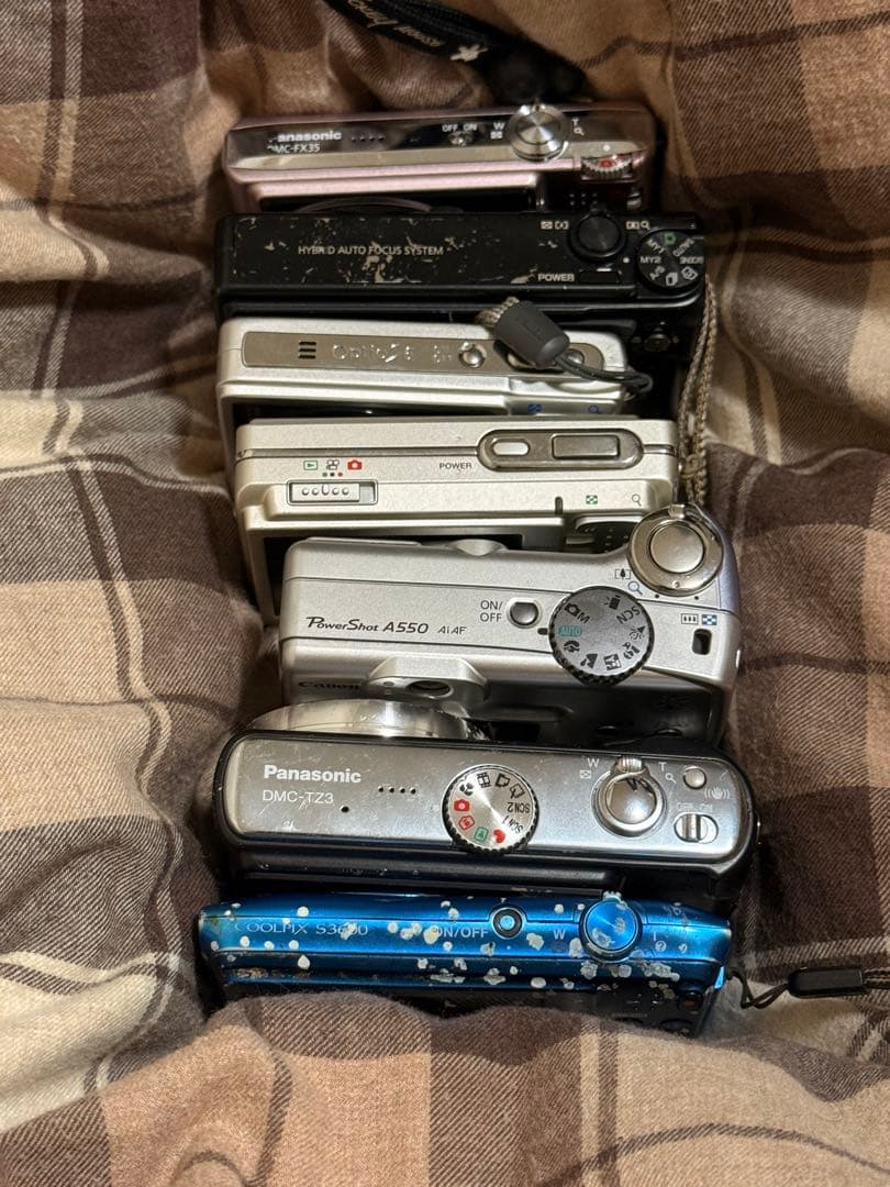 デジタルカメラ 7台 まとめ 動作未確認 ジャンク
