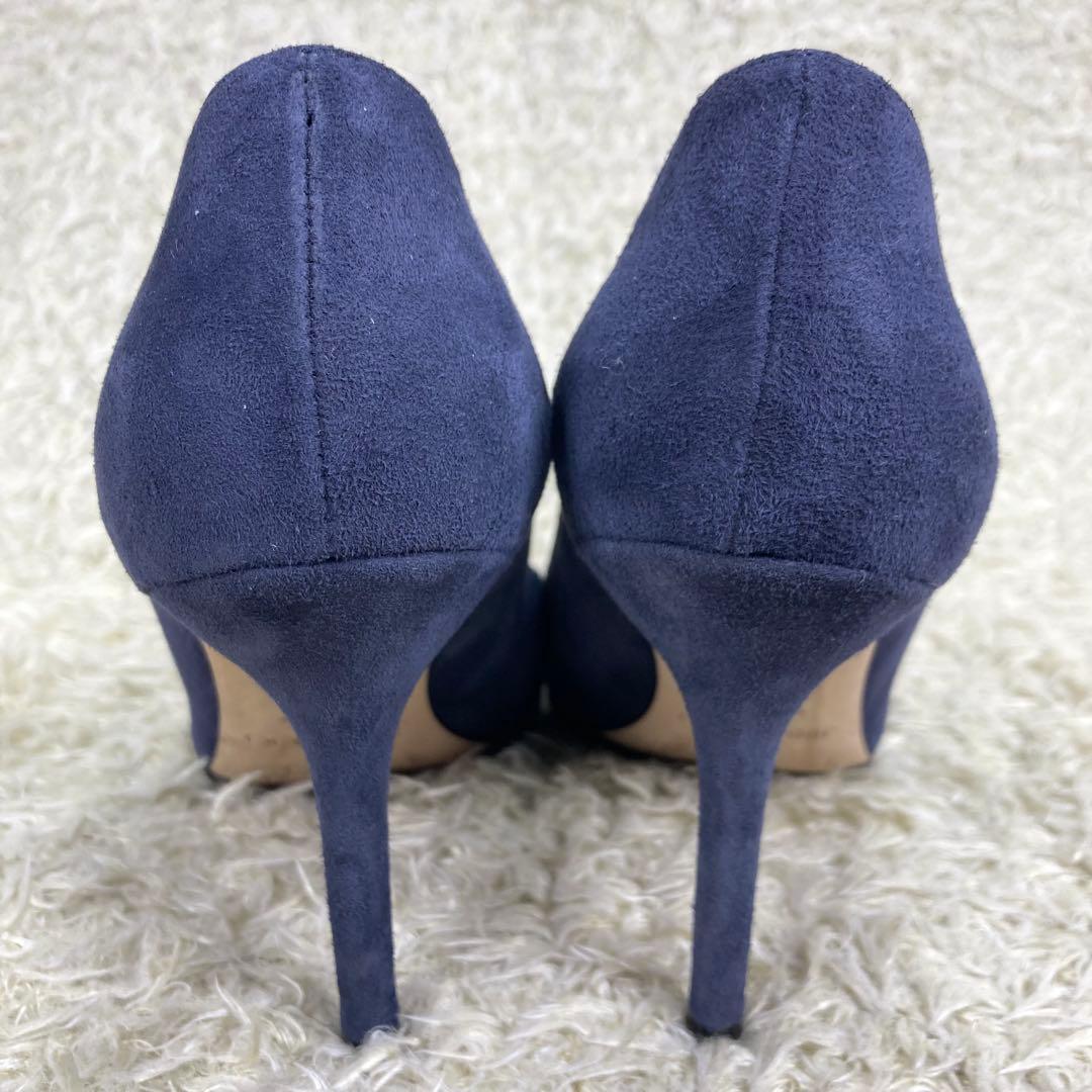 『未使用級』JIMMY CHOO パンプス スエード ヒール ポインテッドトゥ