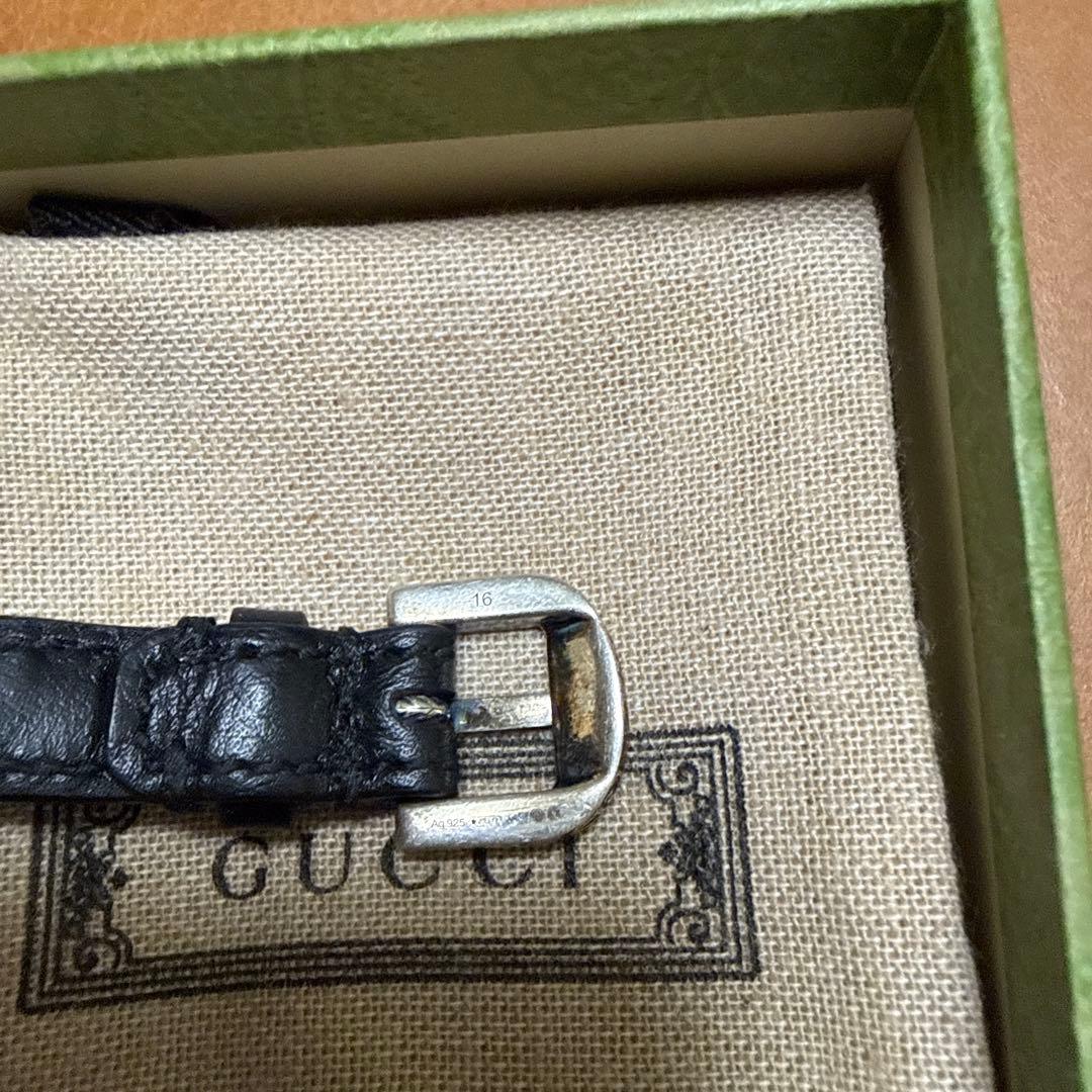 【新品未使用】 GUCCI グッチ レザーブレスレット