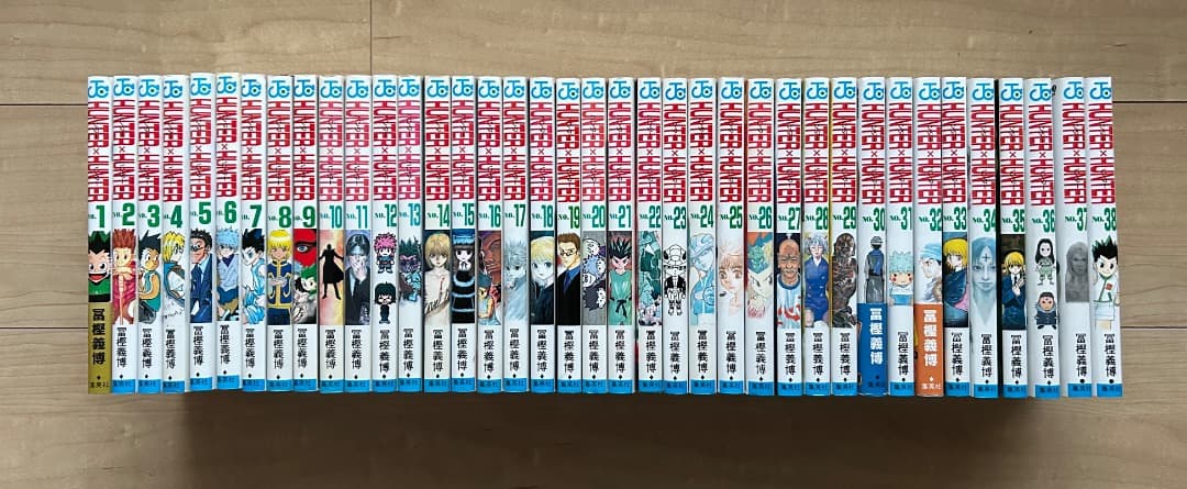送料無料 ハンターハンター HUNTER×HUNTER 全38巻セット 冨樫義博