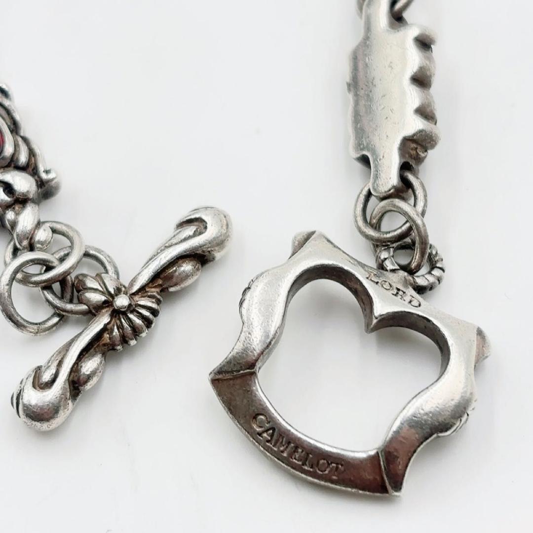 ロードキャメロット ガーネット ブレスレット シルバー 925