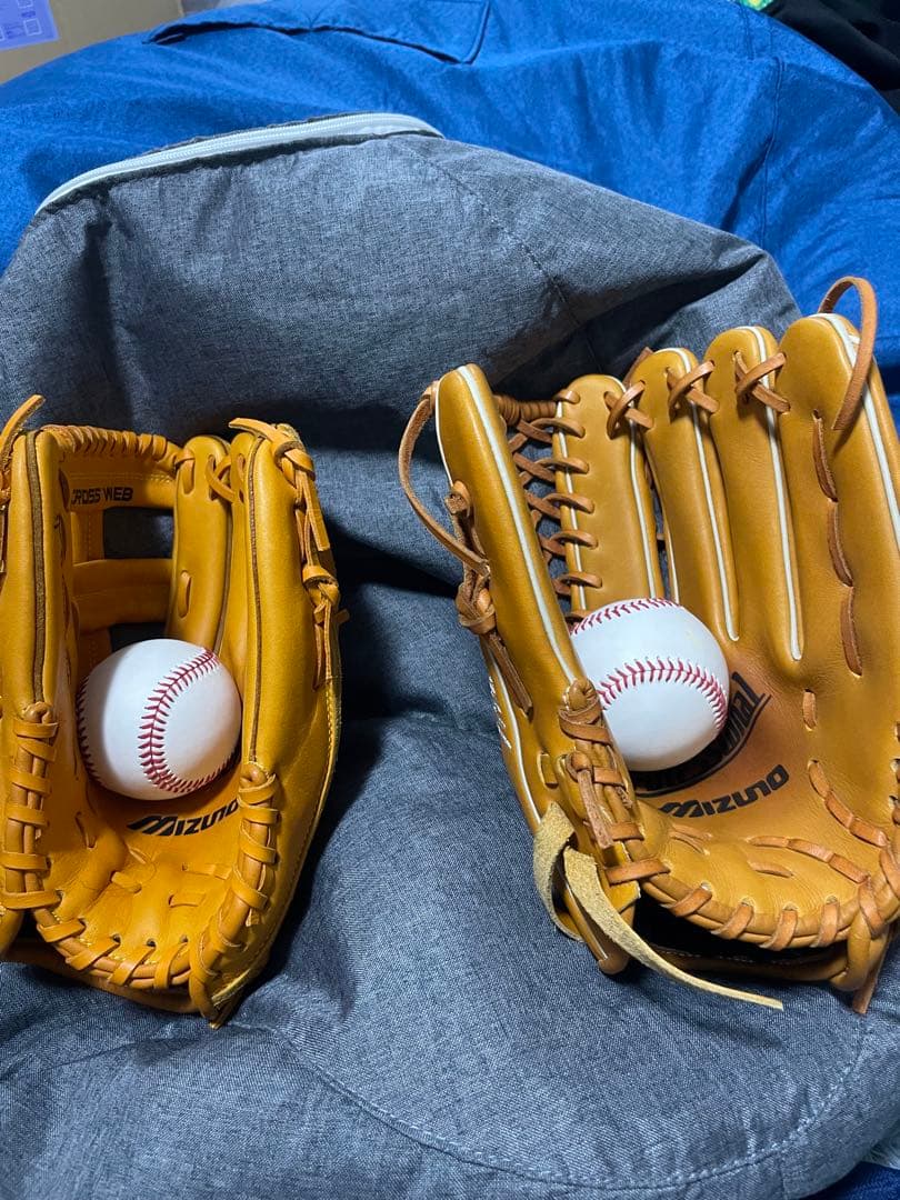 Mizuno ソフトフォーム構造 グローブ イエロー